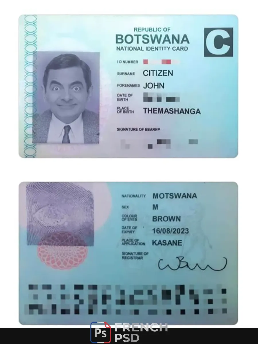 Botswana national carte d'identité — Cartes d'identité