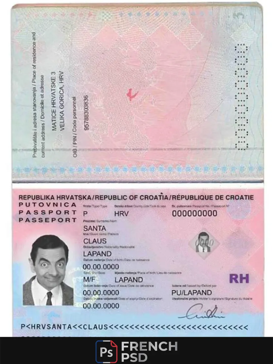 Croatie passeport — Passeports