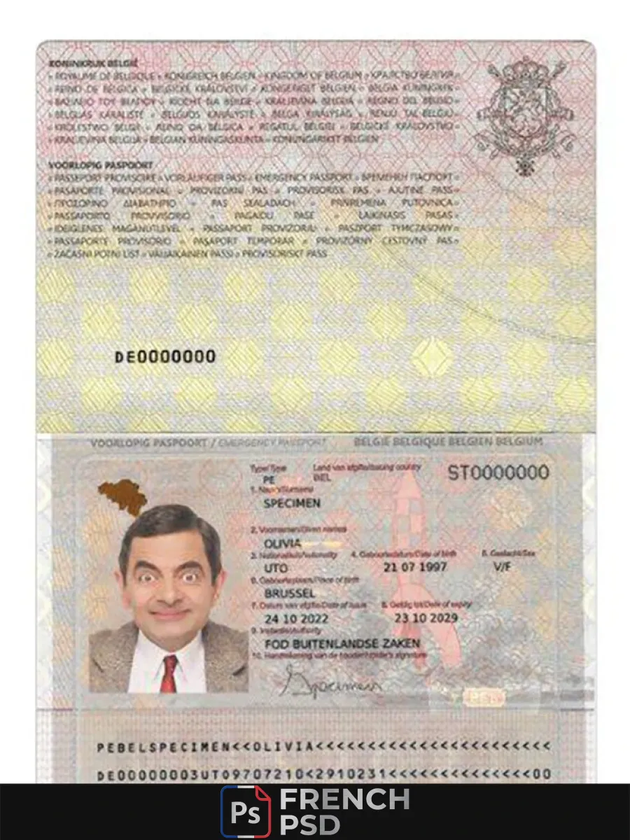 Belgique d'urgence passeport — Passeports