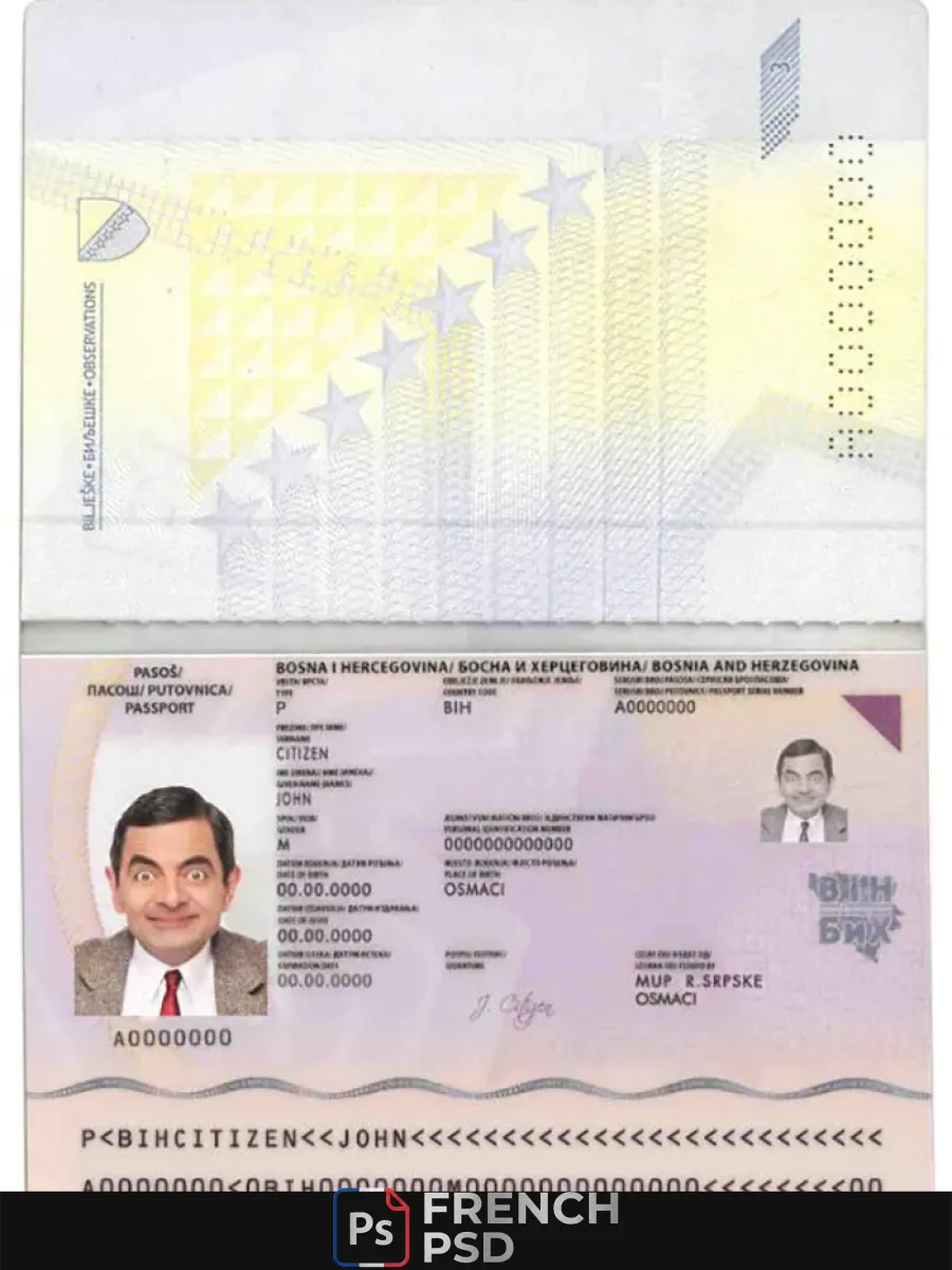 Bosnie et Herzégovine passeport — Passeports