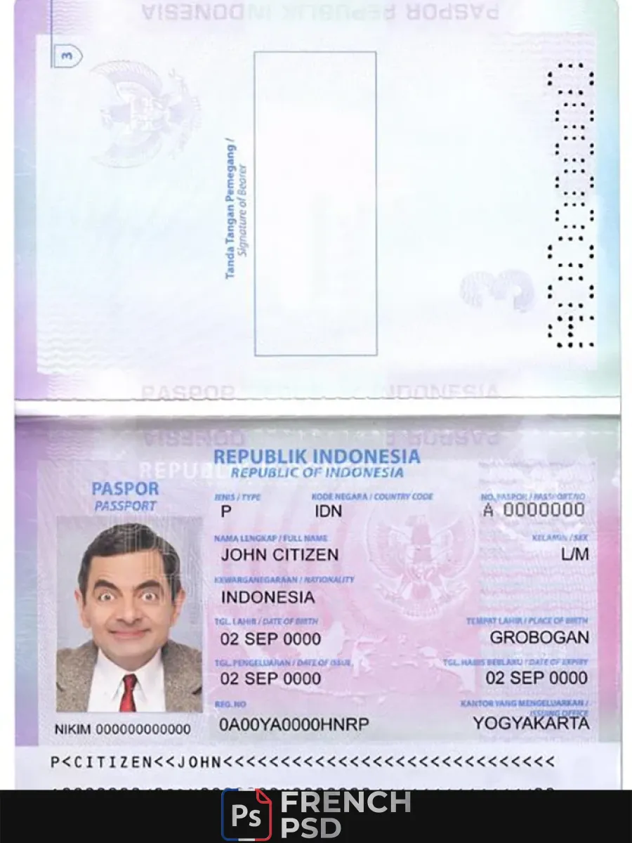 Indonésie passeport version 2 — Passeports