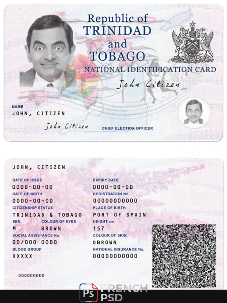 Trinité et Tobago carte d'identité — Cartes d'identité