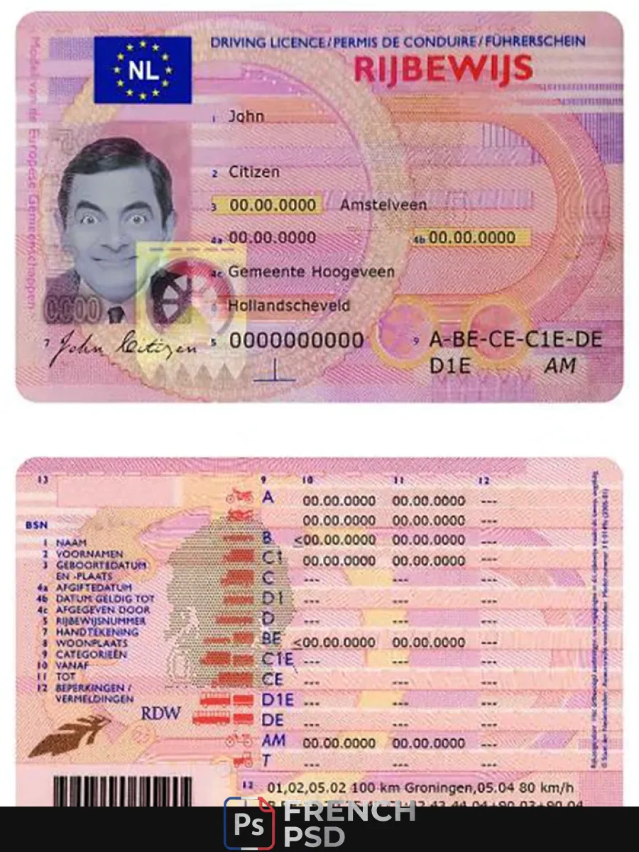 Pays-Bas permis de conduire — Permis de conduire
