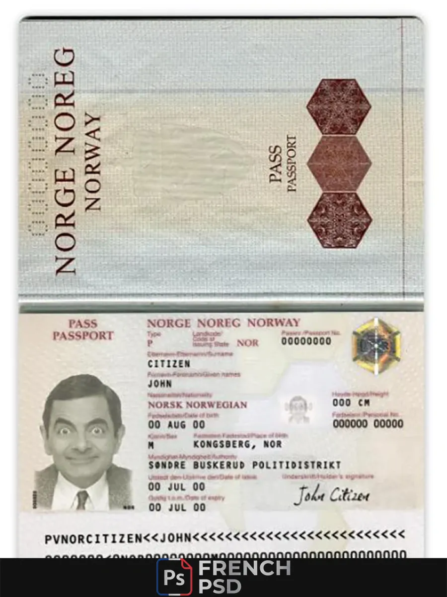 Norvège passeport version 2 — Passeports