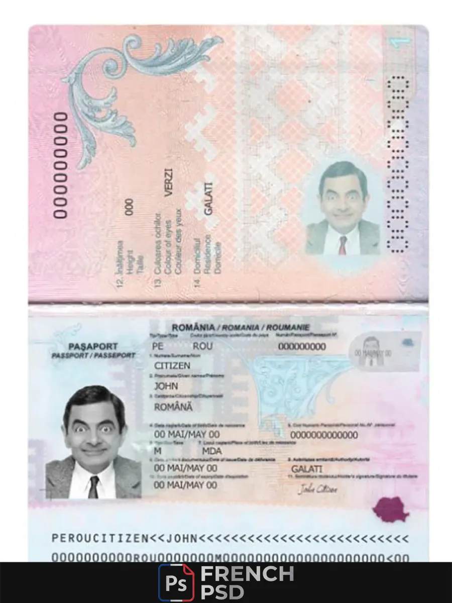 Roumanie passeport 2021 présent — Passeports