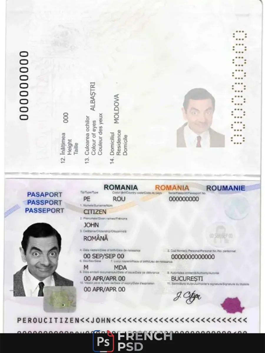 Roumanie passeport — Passeports