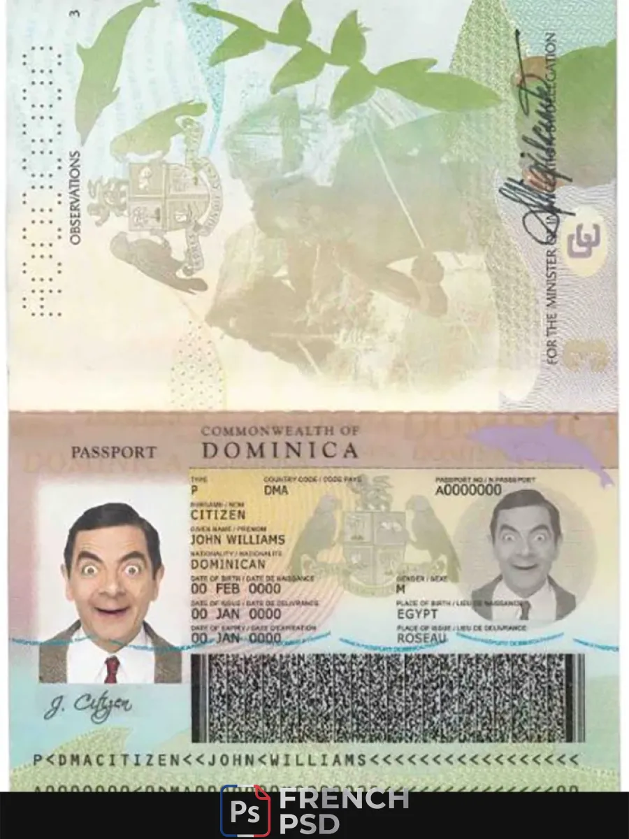 Dominique passeport — Passeports