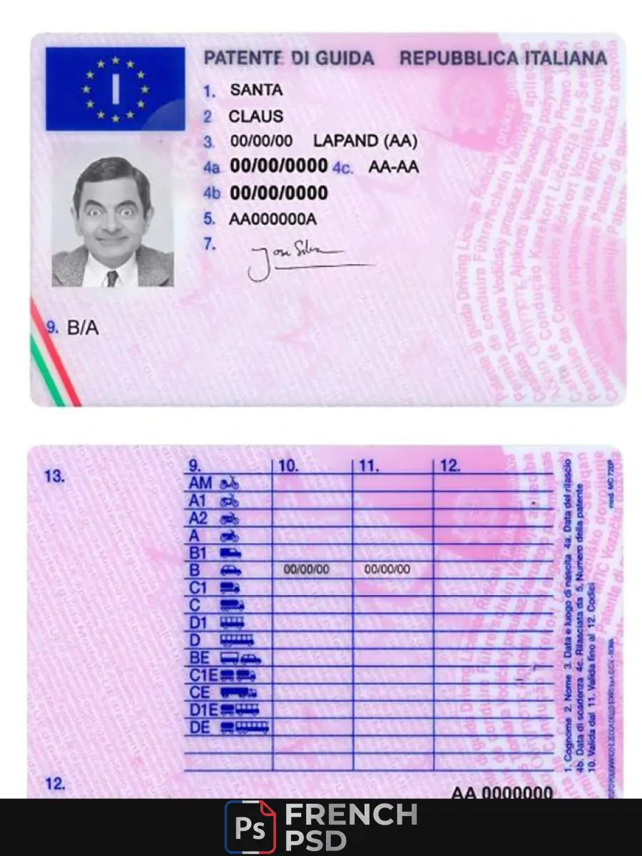 Italie permis de conduire — Permis de conduire
