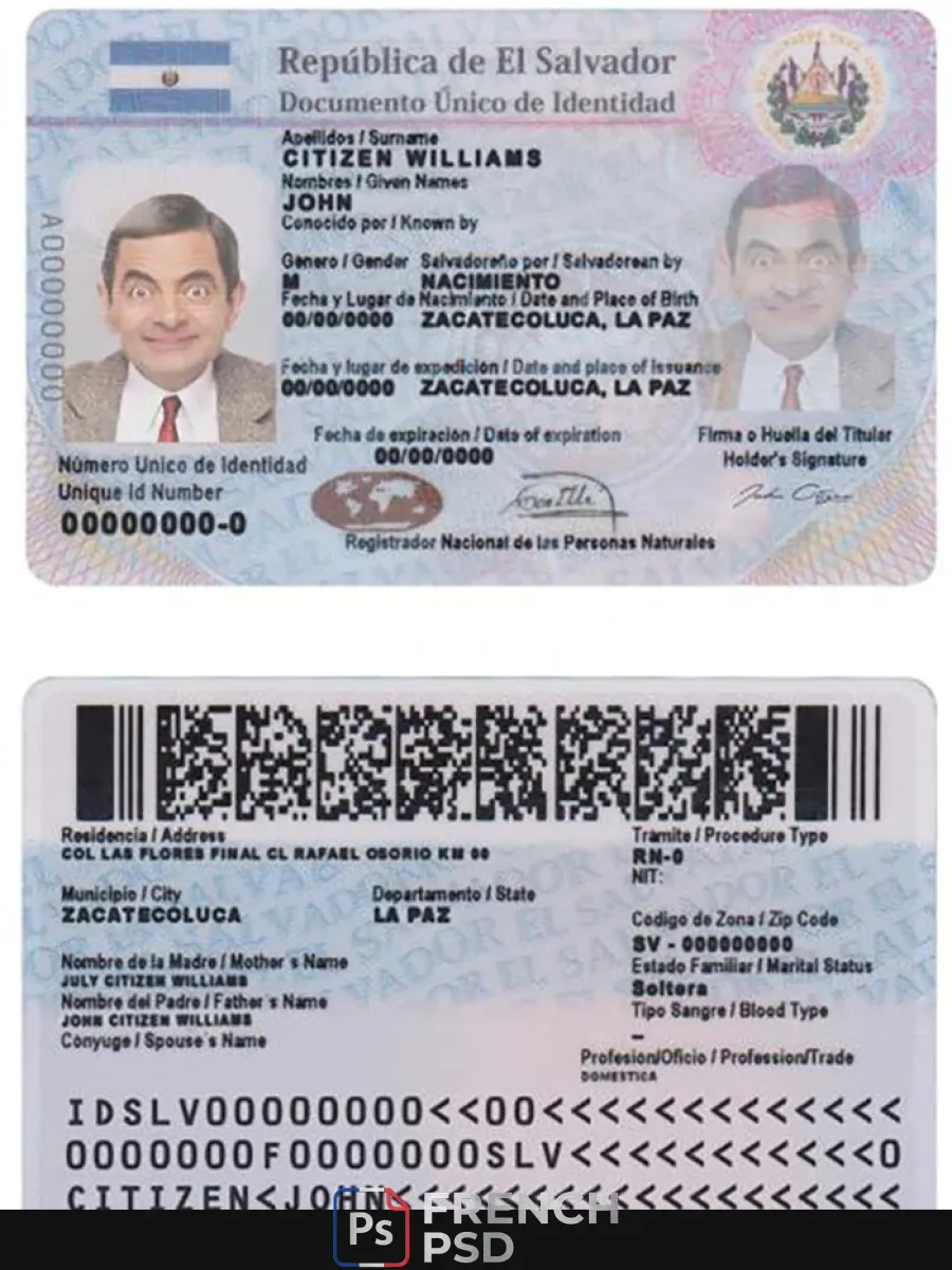 Salvador Id — Cartes d'identité