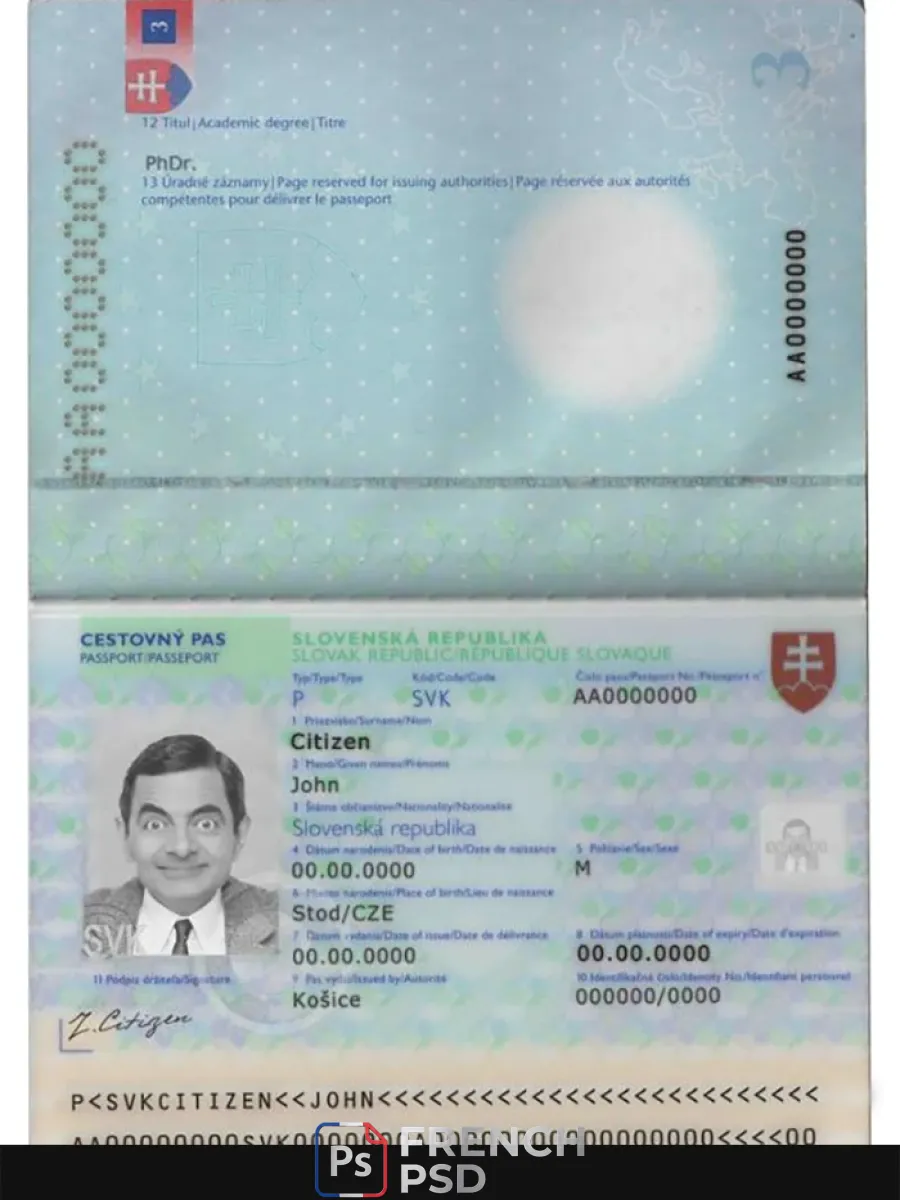 Slovaquie passeport — Passeports