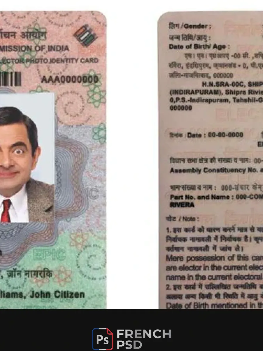 Inde Election Id — Cartes d'identité