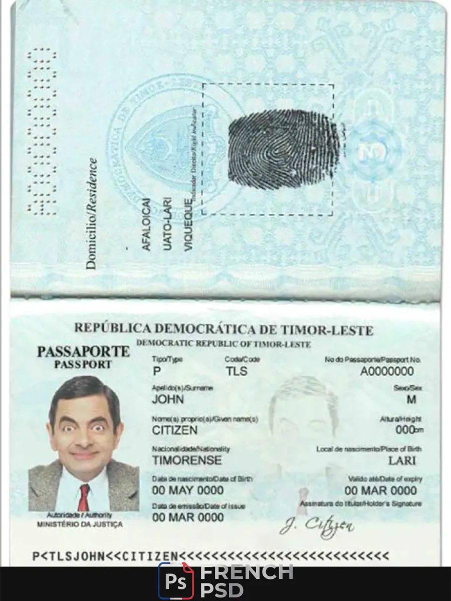 Timor Leste passeport — Passeports