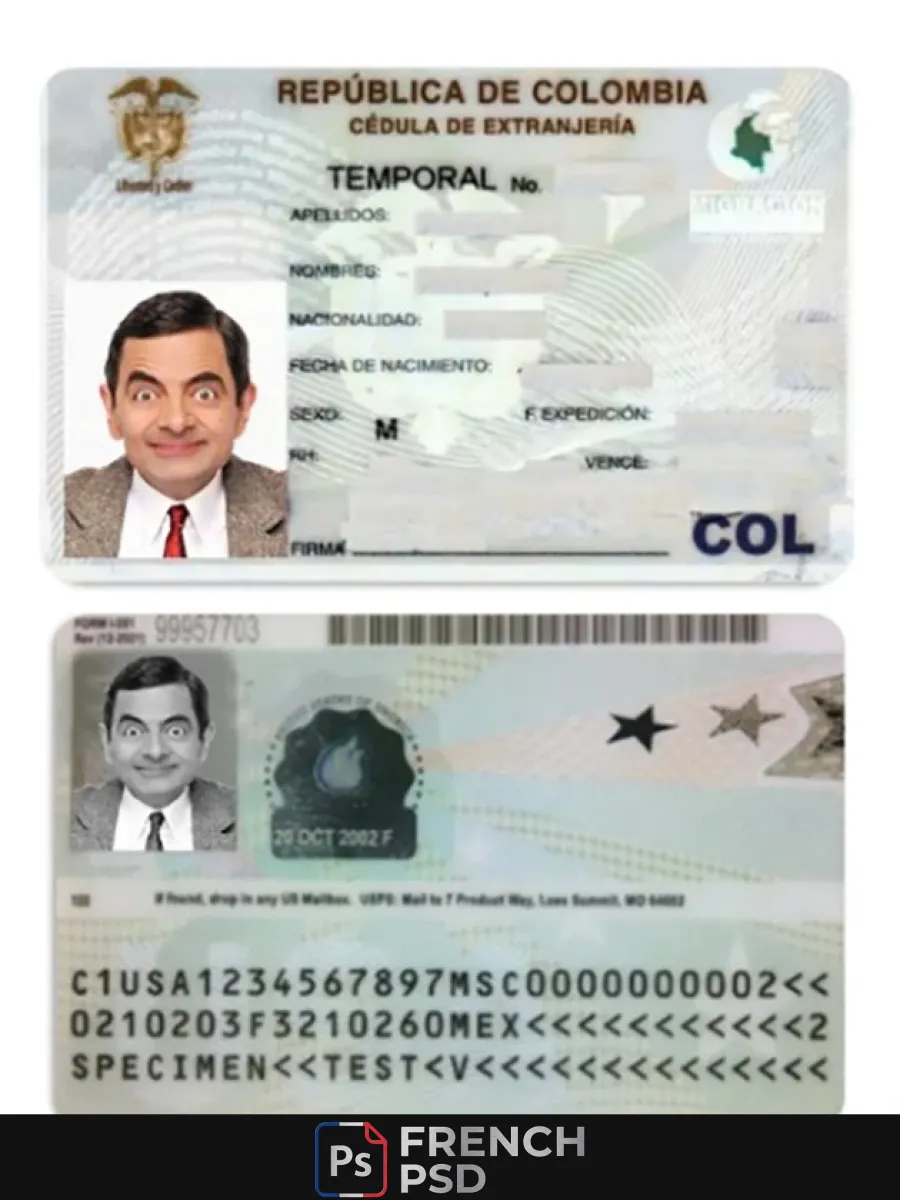 Colombie titre de séjour — Titre de séjour
