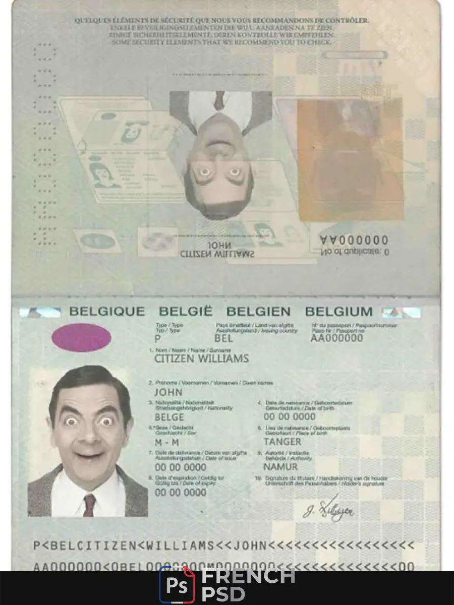 Belgique passeport 2014 2017 — Passeports