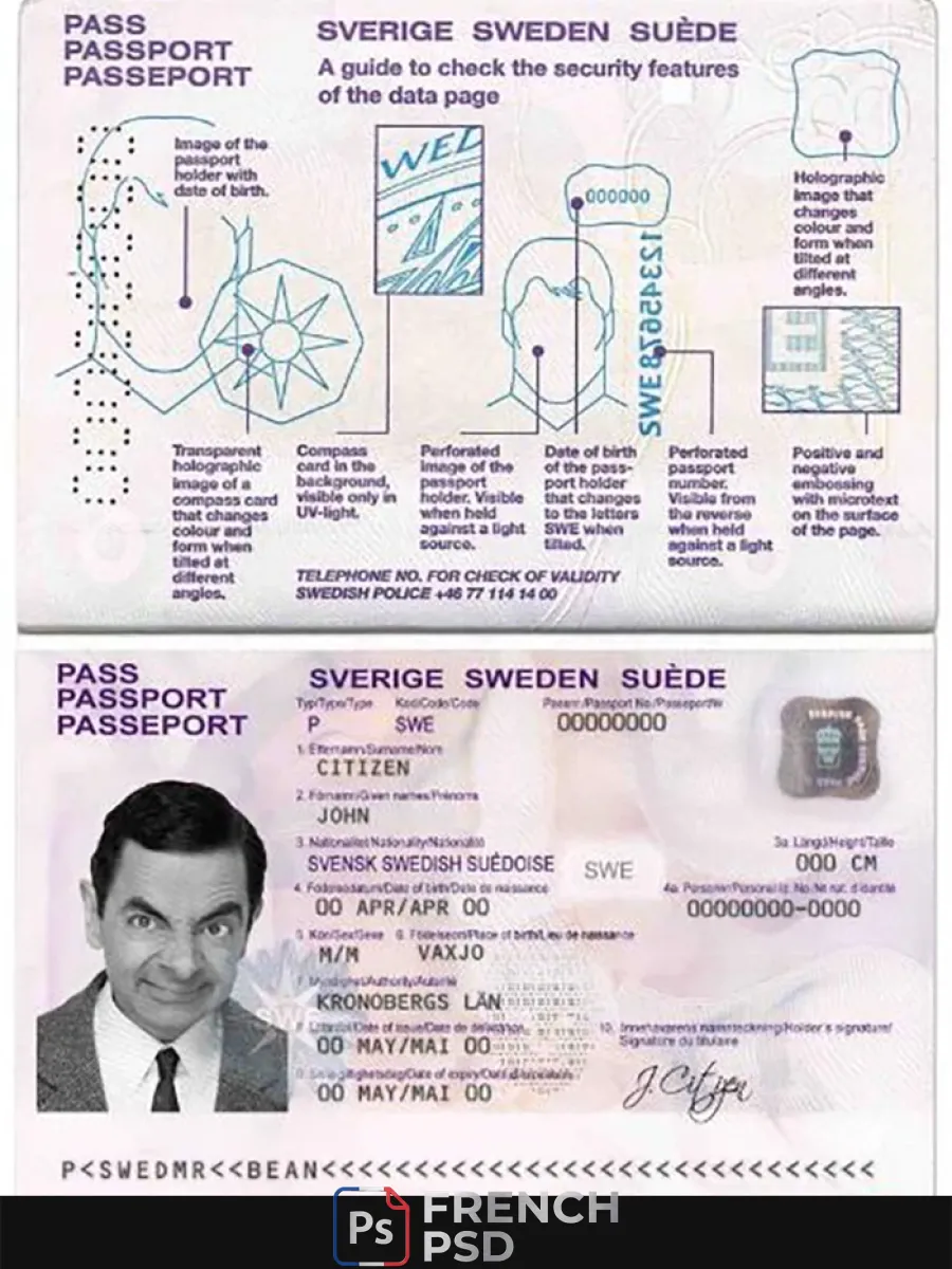Suède passeport — Passeports