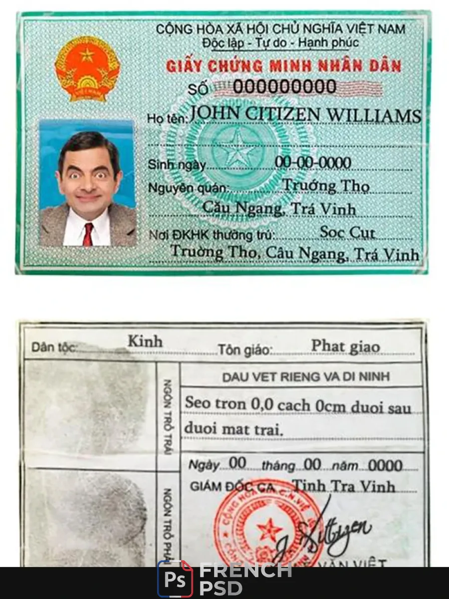 Vietnam Id 1 — Cartes d'identité