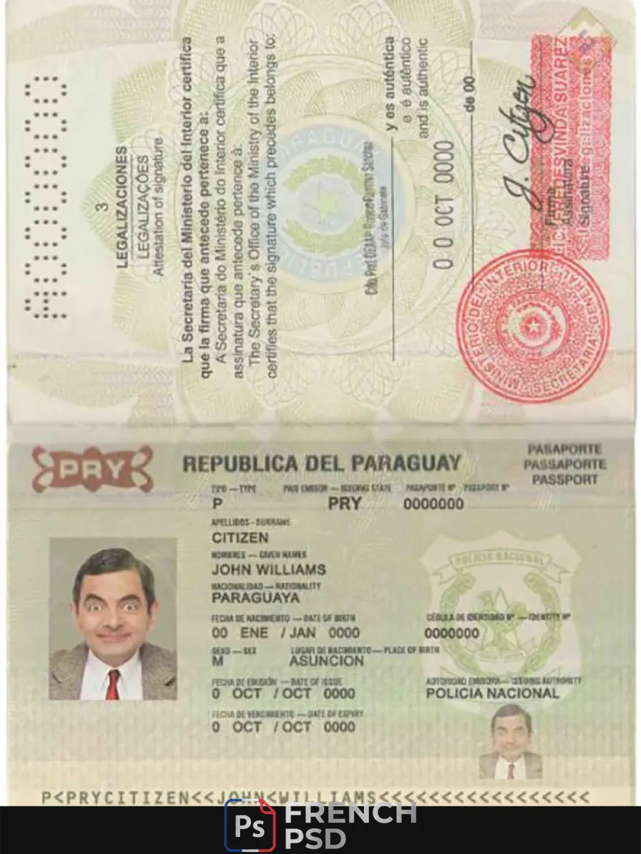 Paraguay passeport — Passeports