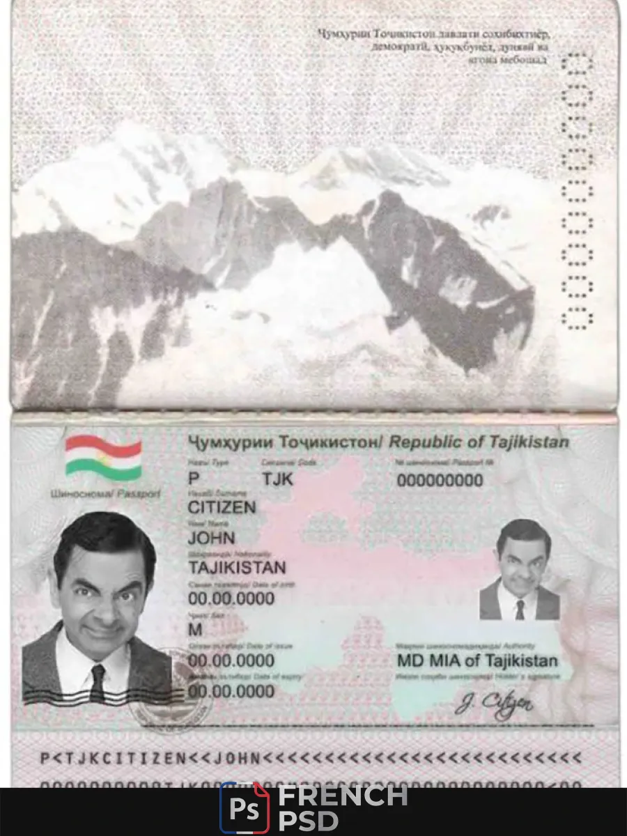 Tadjikistan passeport — Passeports
