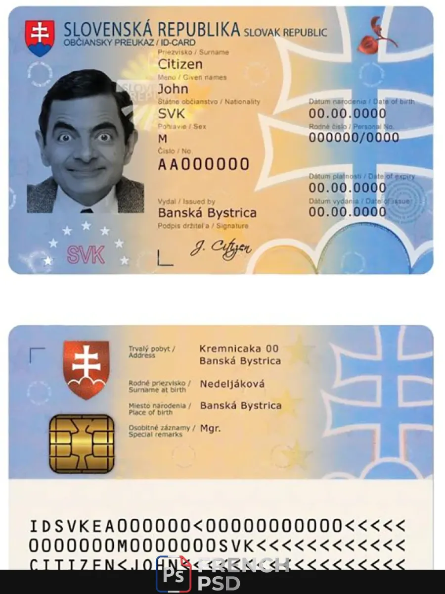 Slovaquie Id — Cartes d'identité