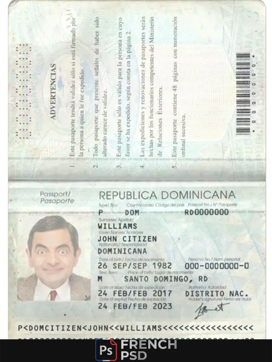 Dominicaine passeport — Passeports
