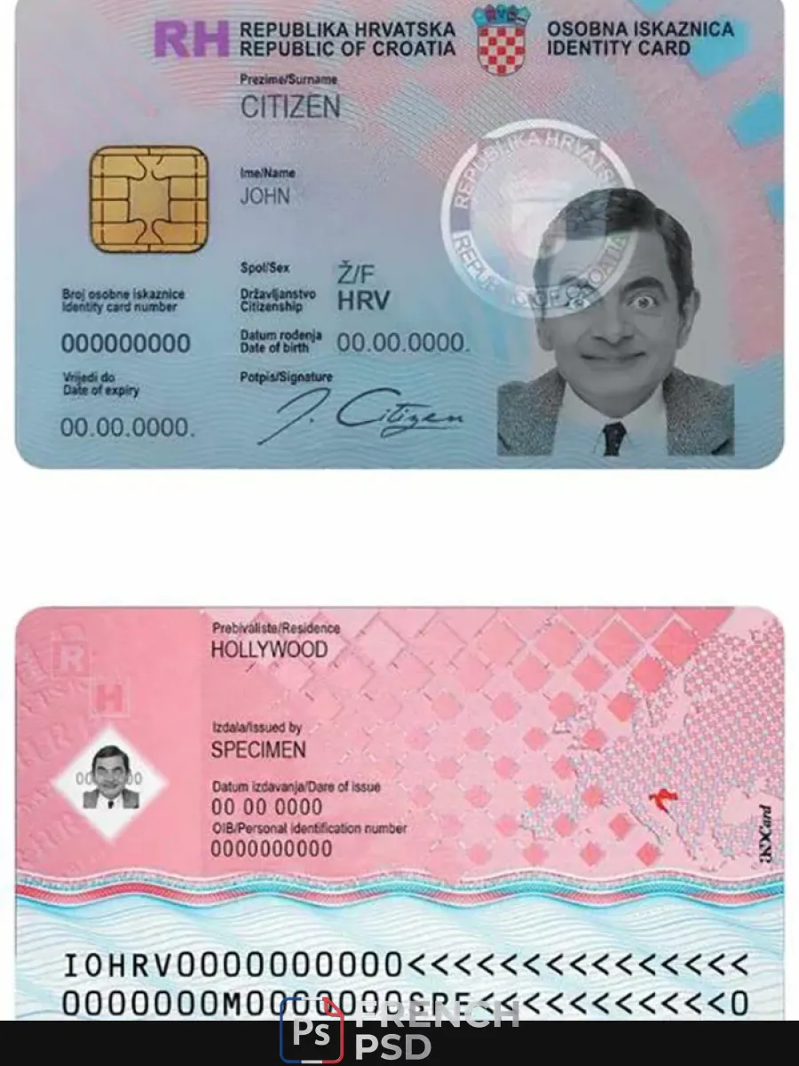 Croatie Id 1 — Cartes d'identité