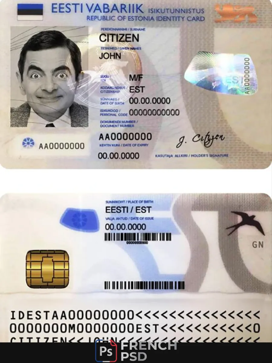 Estonie Id — Cartes d'identité