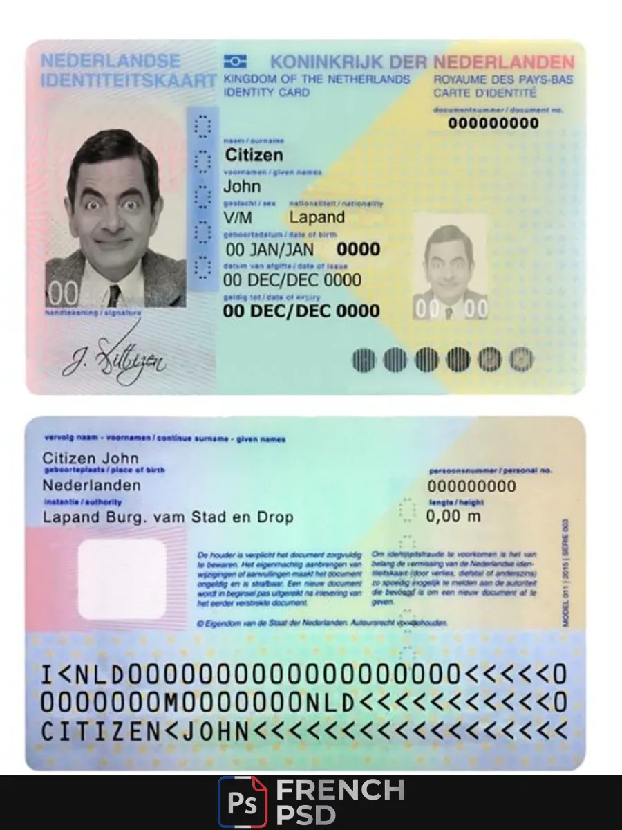 Pays-Bas Id — Cartes d'identité