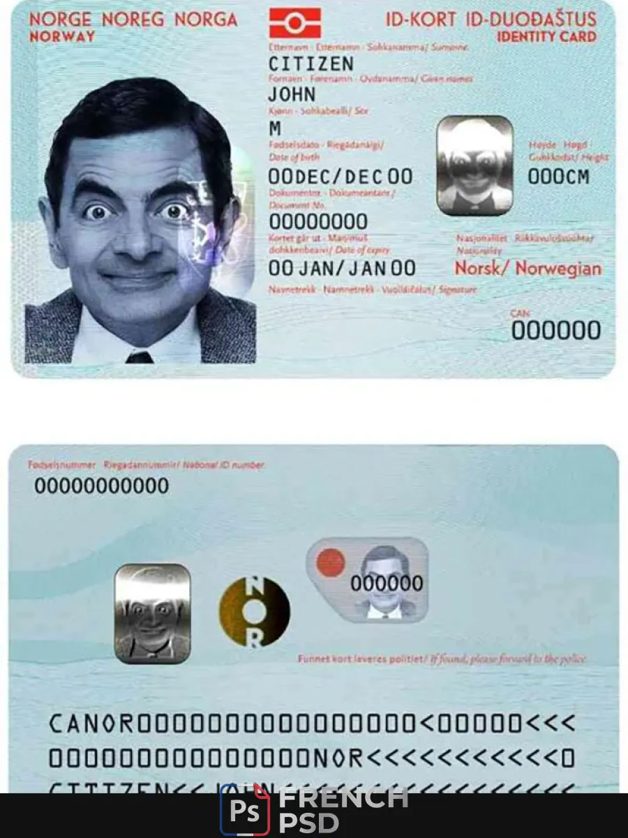 Norvège Id — Cartes d'identité