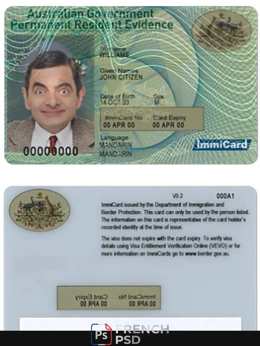 Australien permanent carte de séjour