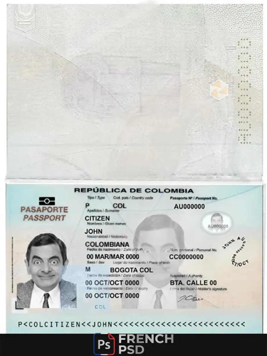 Columbia passeport 2018 présent — Passeports