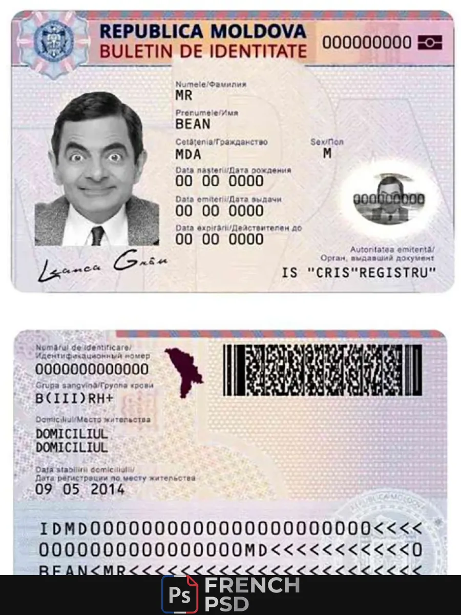 Moldavie Id — Cartes d'identité