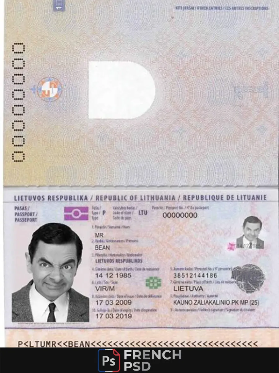 Lituanie passeport — Passeports