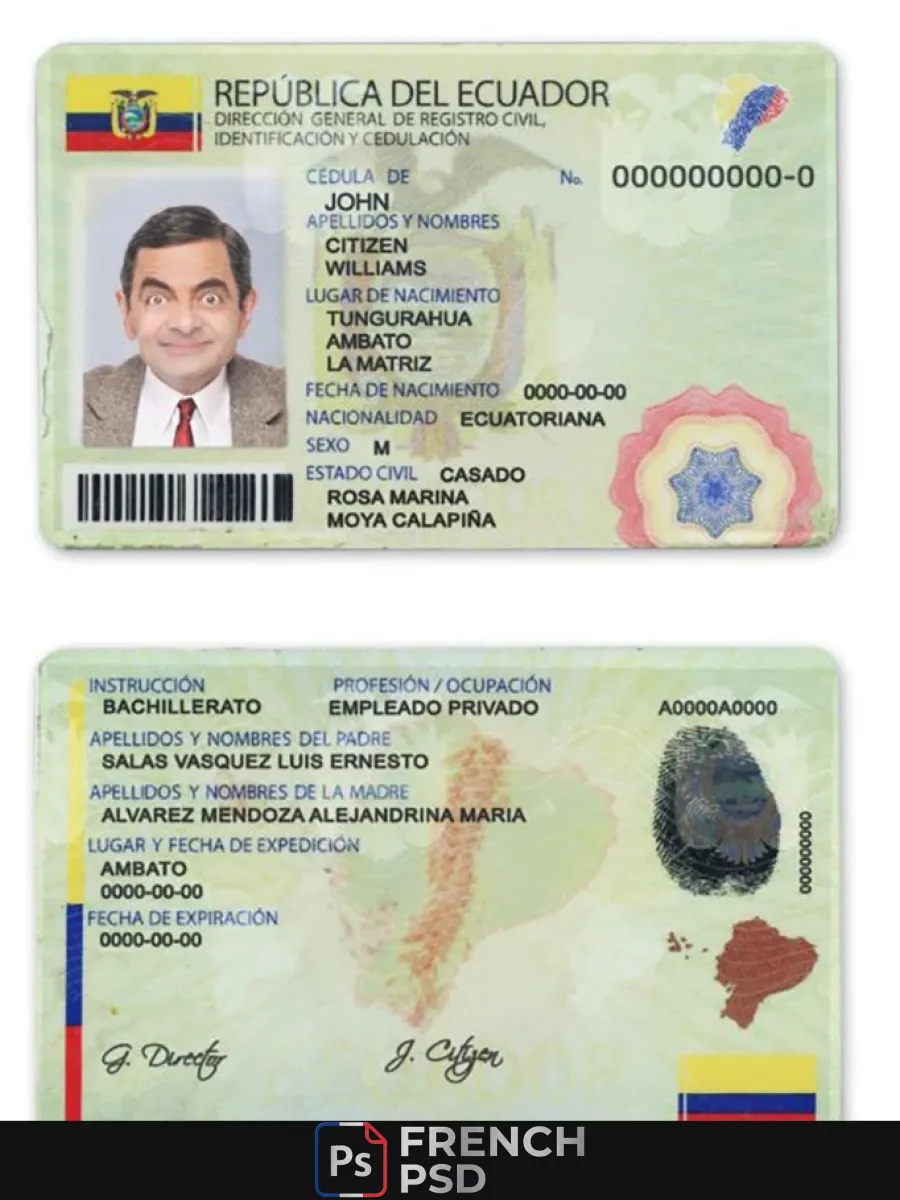 Équateur Id — Cartes d'identité