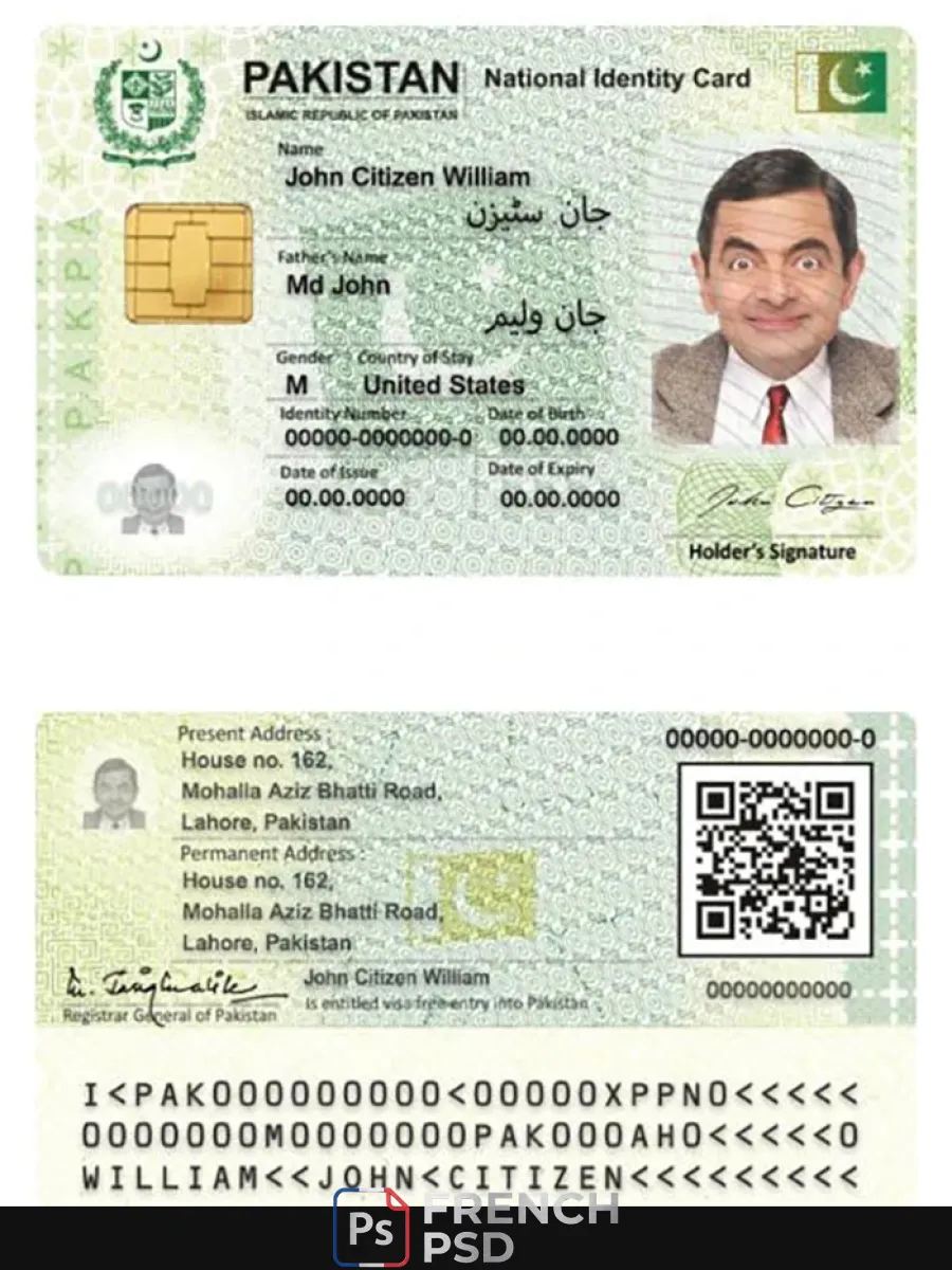 Pakistan Id — Cartes d'identité