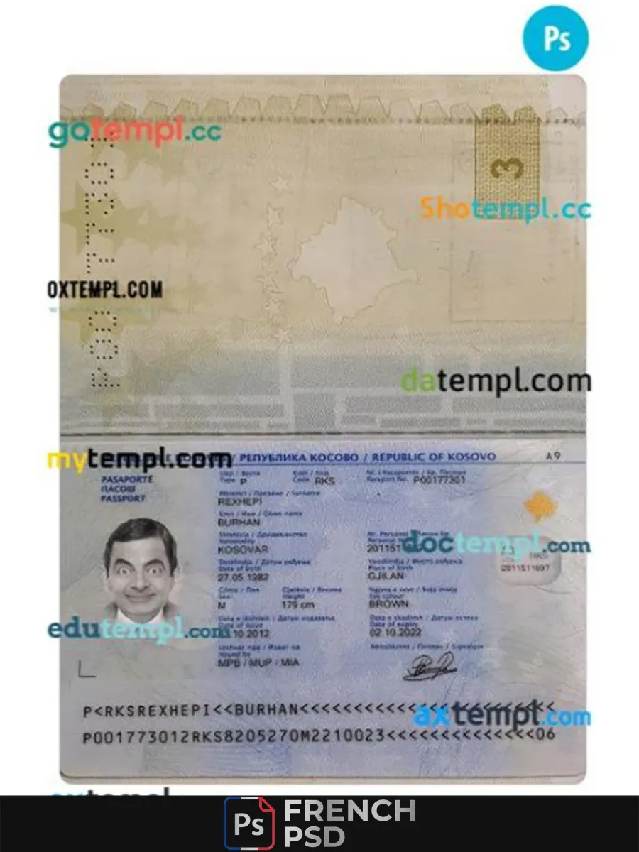 Kosovo passeport — Passeports