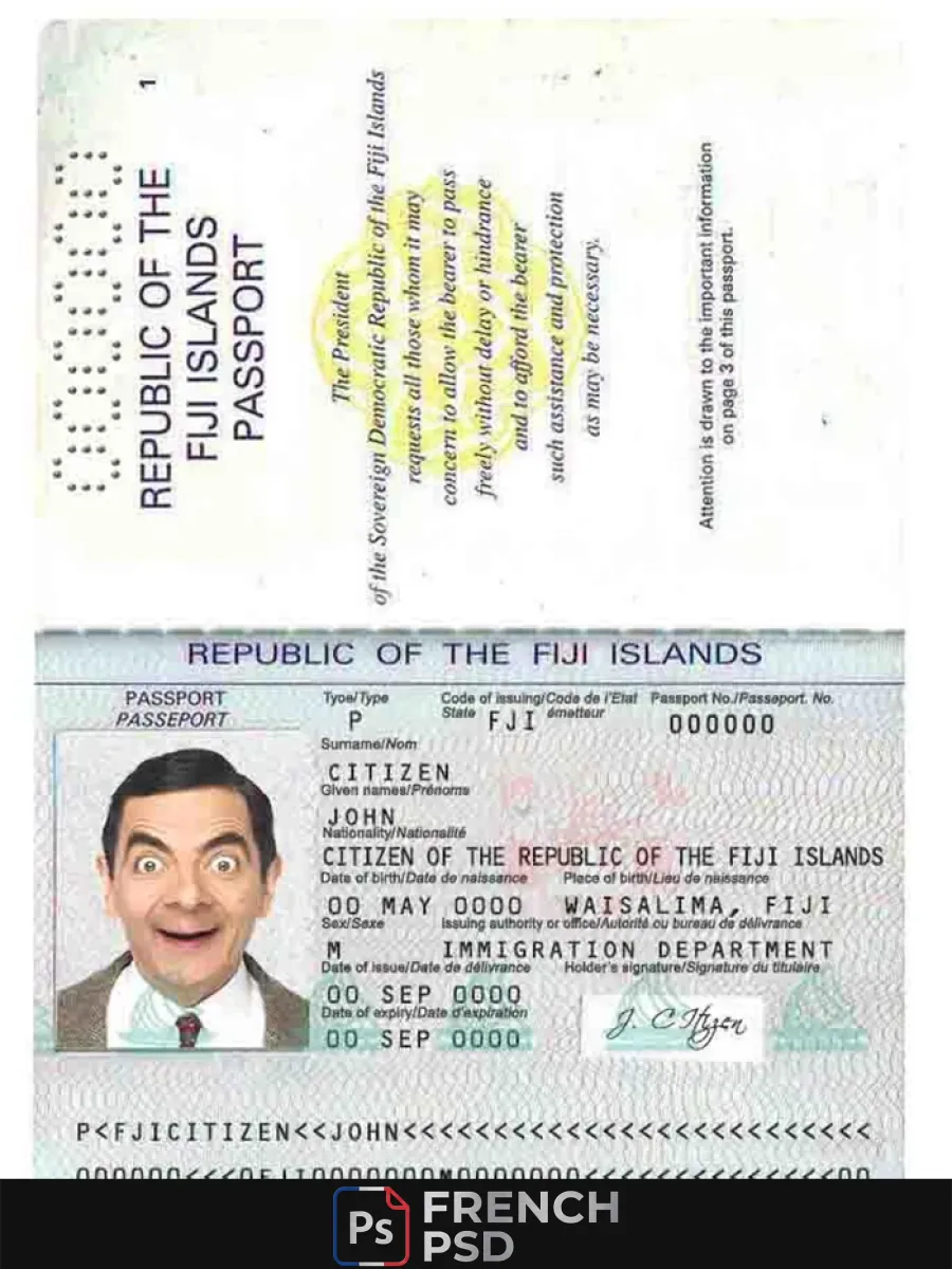 Fidji passeport — Passeports