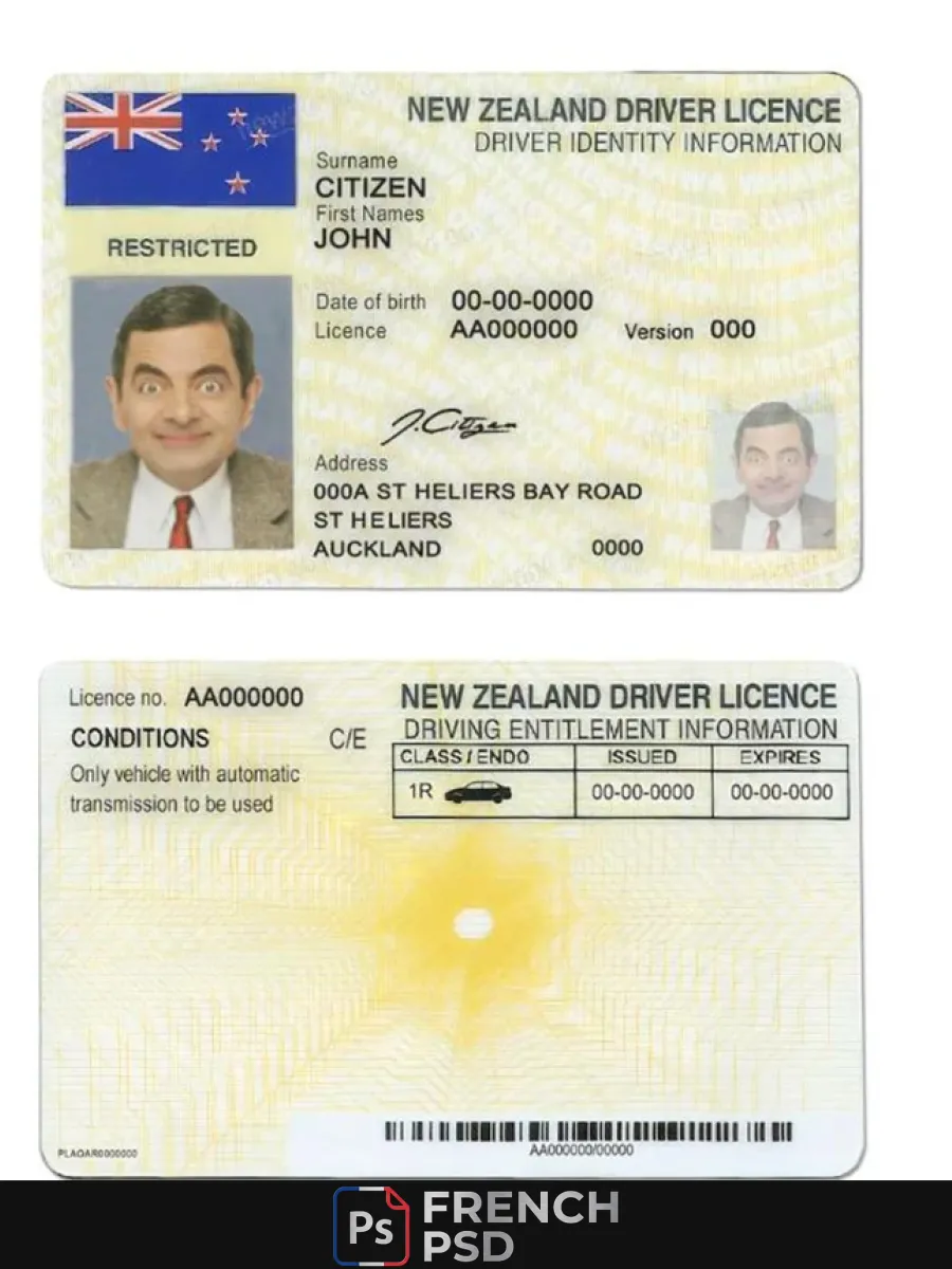 Nouveau Zélande permis de conduire — Permis de conduire
