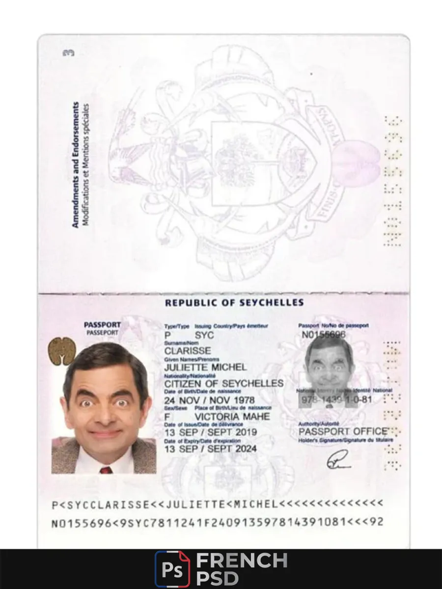 Seychelles passeport — Passeports
