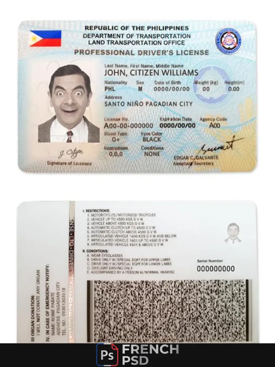 Philippines permis de conduire — Permis de conduire