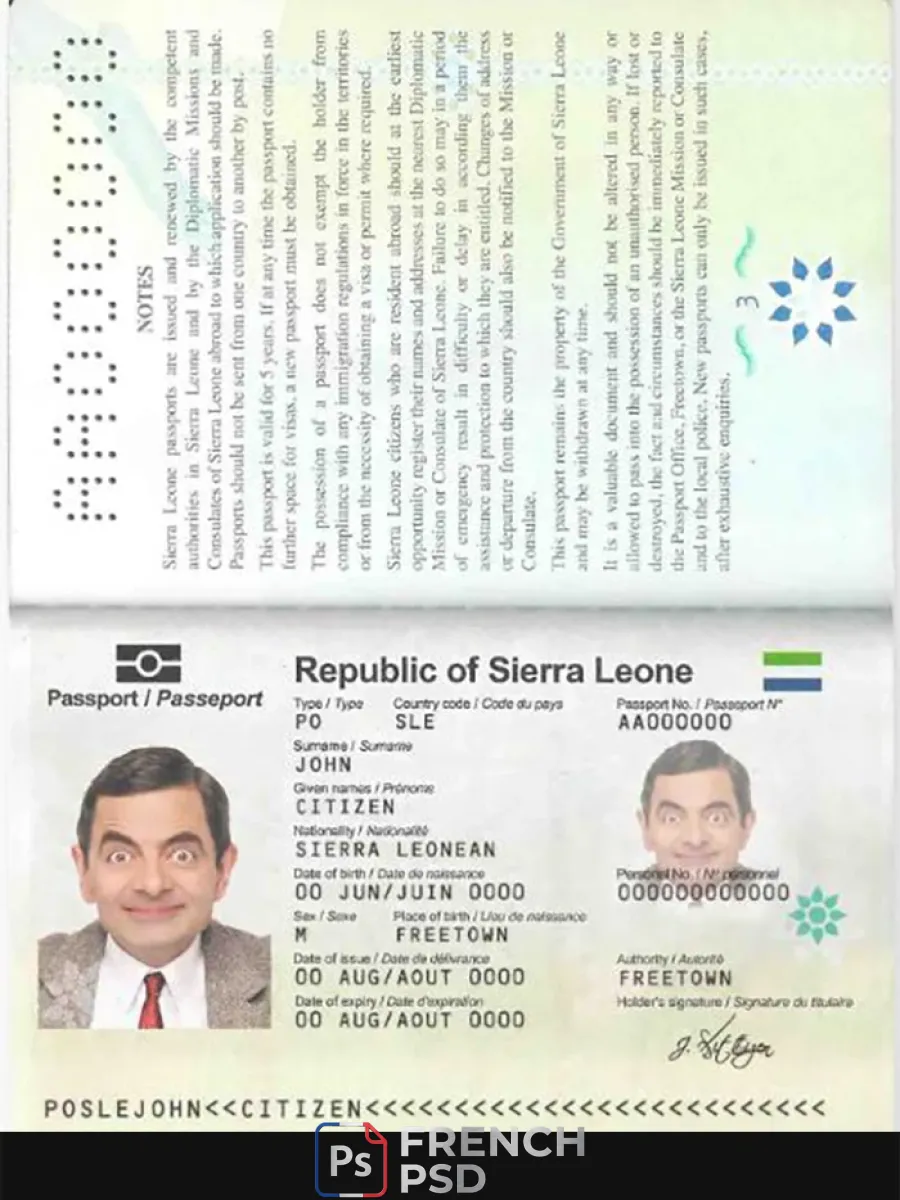 Sierra Leone passeport — Passeports