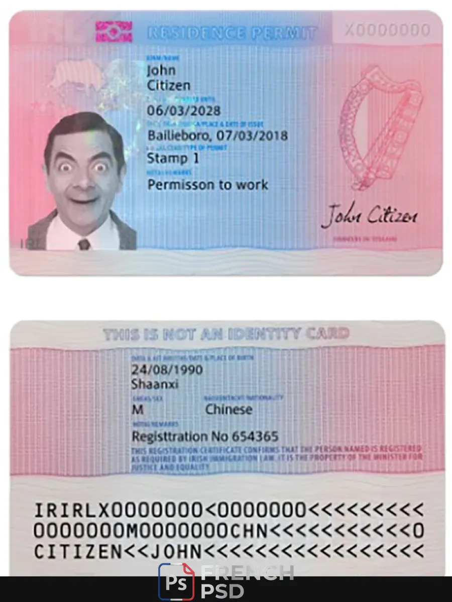 Irlande titre de séjour — Titre de séjour