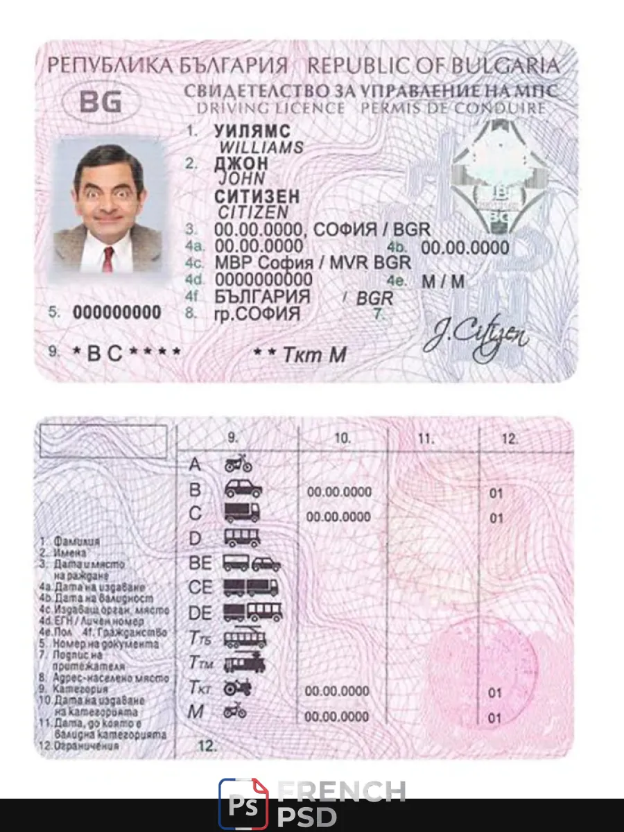 Bulgarie permis de conduire — Permis de conduire
