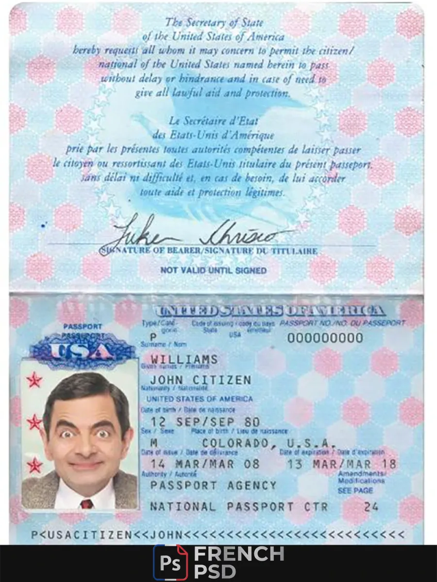 États-Unis passeport version 2 — Passeports