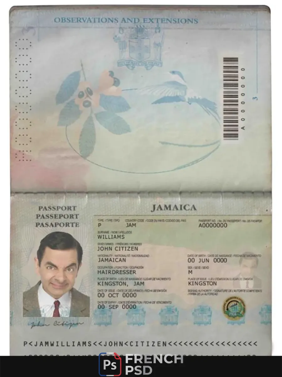 Jamaïque passeport — Passeports