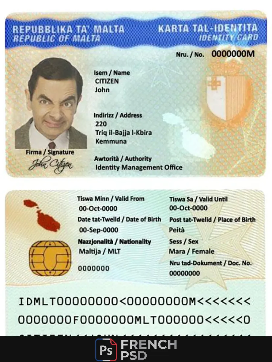 Malte Id — Cartes d'identité
