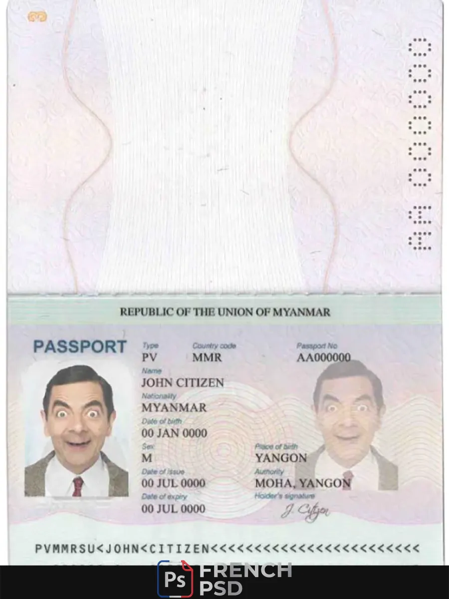 Myanmar passeport — Passeports