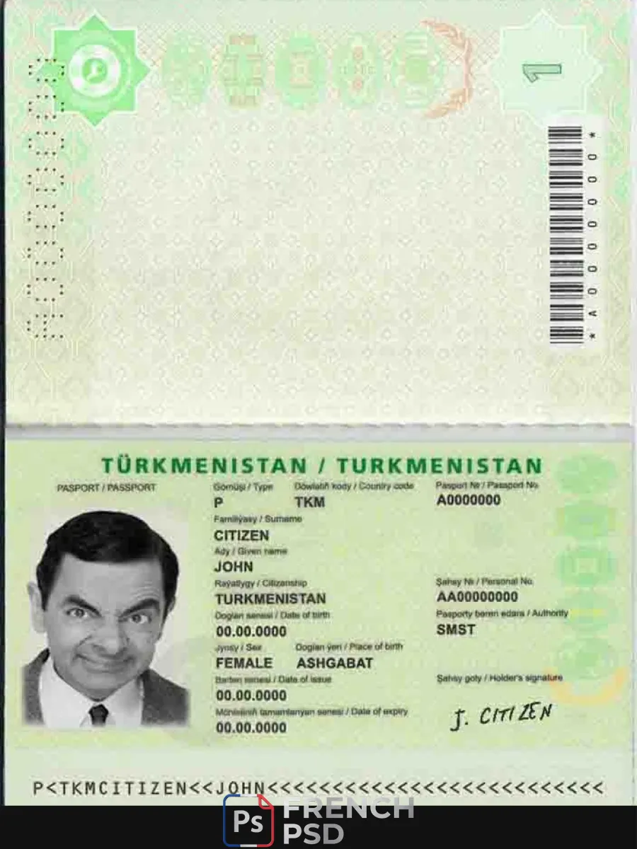 Turkménistan passeport — Passeports
