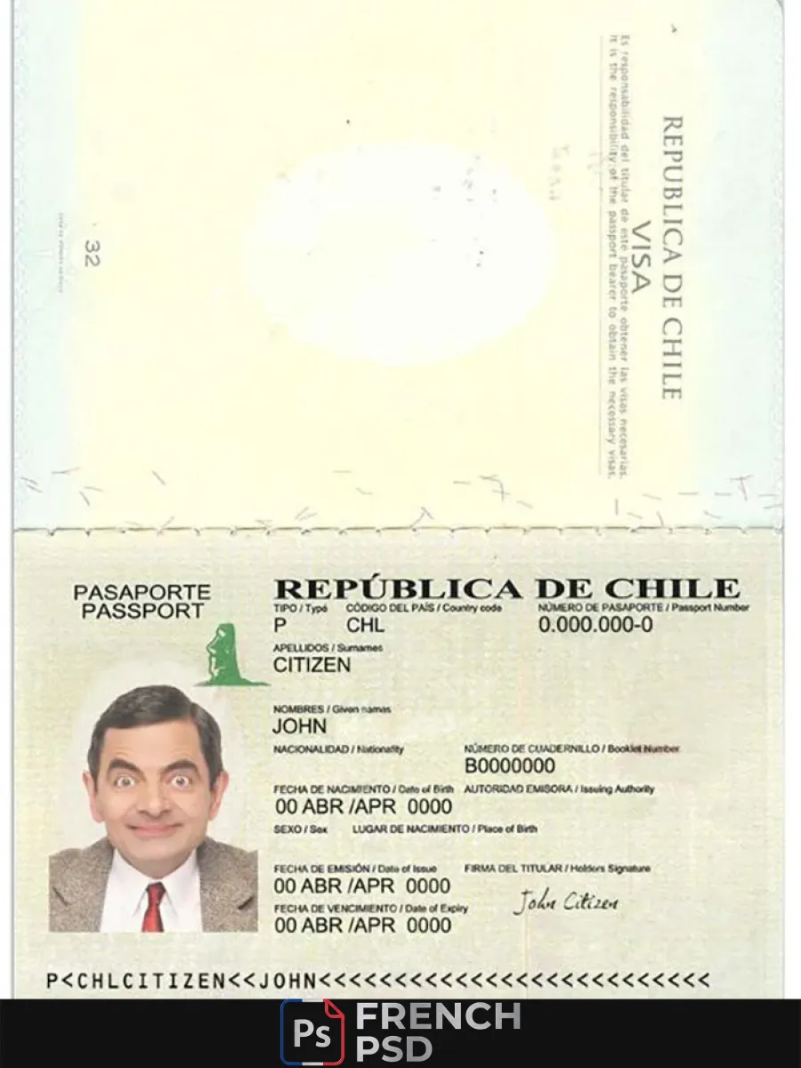 Chili passeport version 2 — Passeports