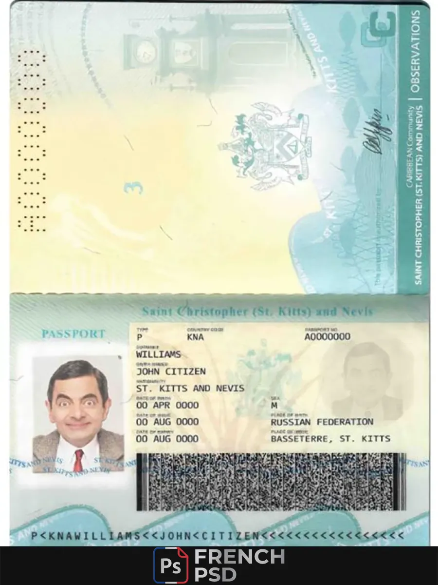Saint Kitts et Nevis passeport — Passeports