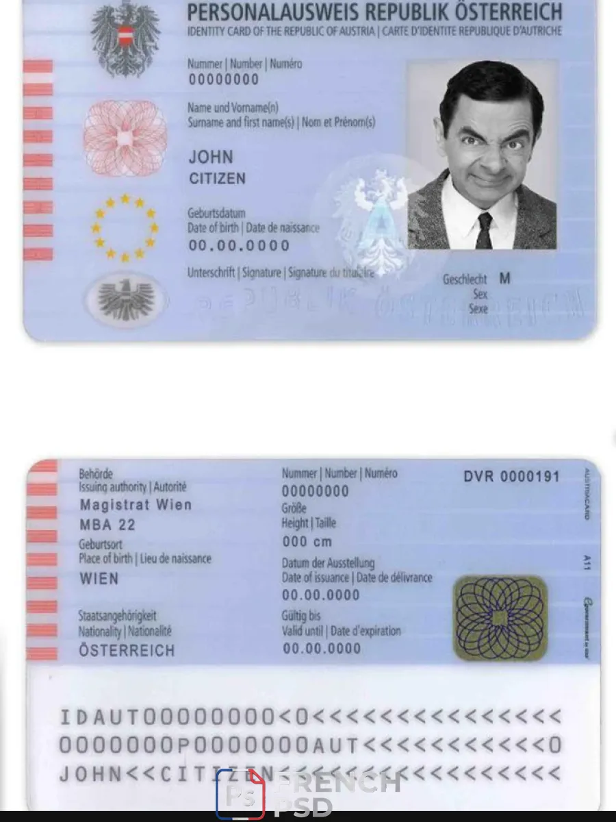 Autriche Id — Cartes d'identité
